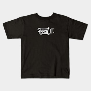 Rock It an Authentic Handwritten Series by Toudji Kids T-Shirt